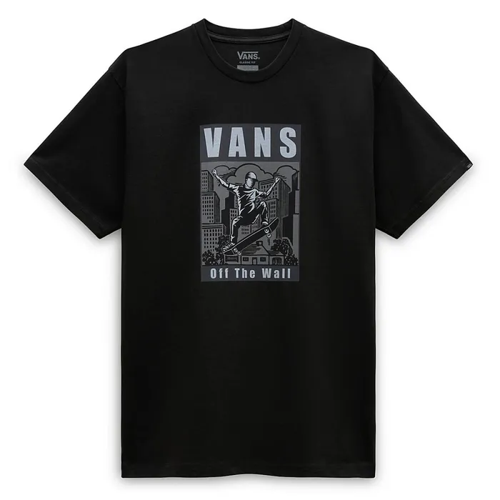 Vans Tshirts and Tanks Men Old Town TShirt Black