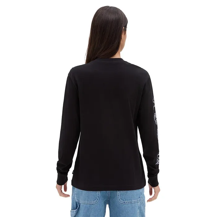 Vans Tshirts and Tops Women Area 66 Long Sleeve Tshirt Black
