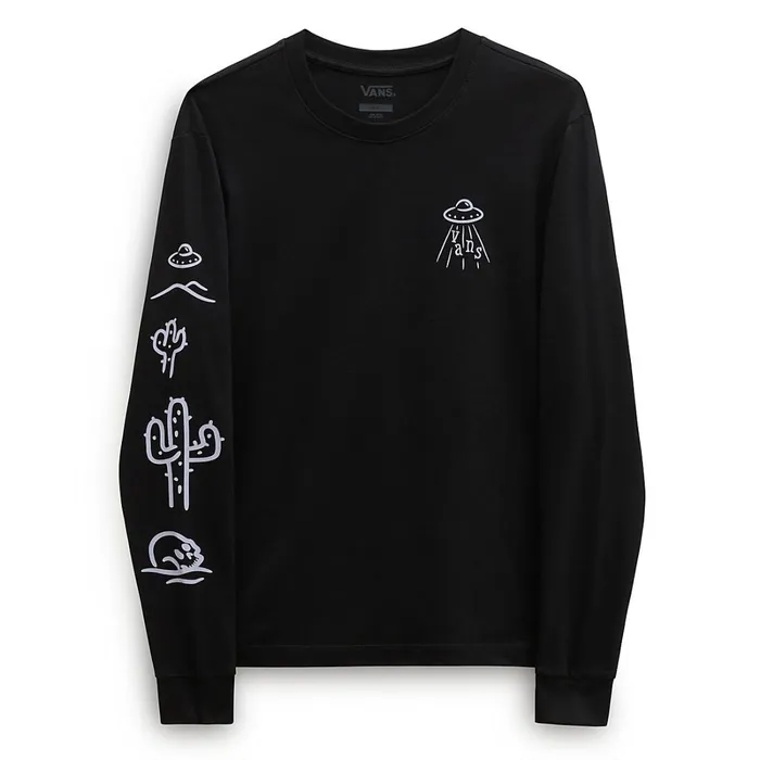 Vans Tshirts and Tops Women Area 66 Long Sleeve Tshirt Black