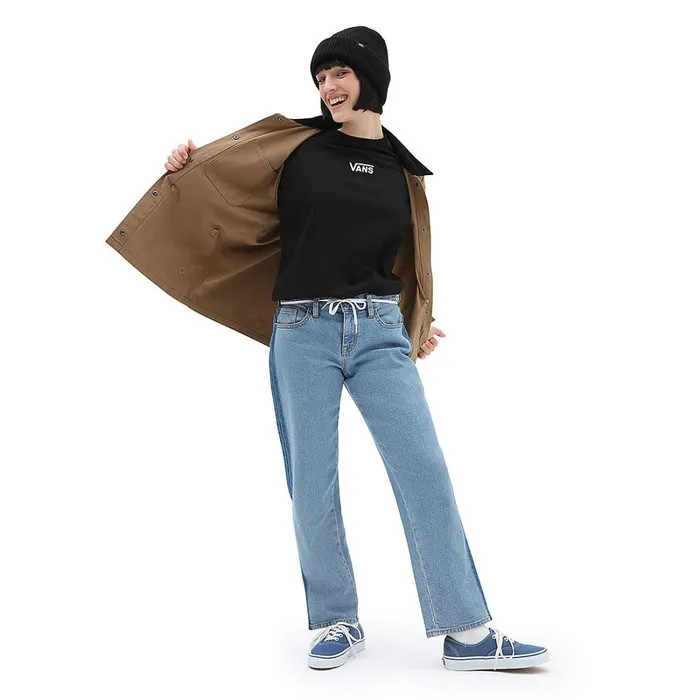 Vans Tshirts and Tops Women Flying V Oversized Tshirt Black