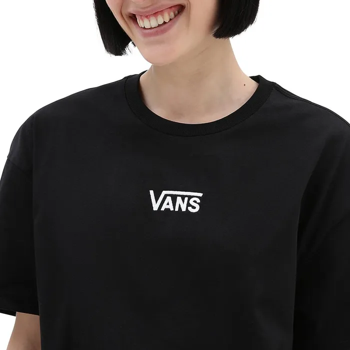 Vans Tshirts and Tops Women Flying V Oversized Tshirt Black