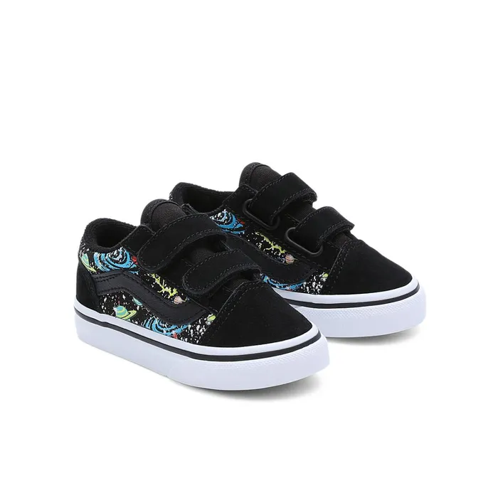 Vans Toddler Shoes 14 Years Kids Toddler Old Skool Hook And Loop Shoes 14 Years Black