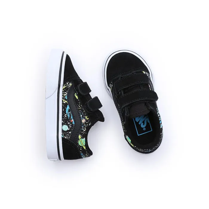 Vans Toddler Shoes 14 Years Kids Toddler Old Skool Hook And Loop Shoes 14 Years Black