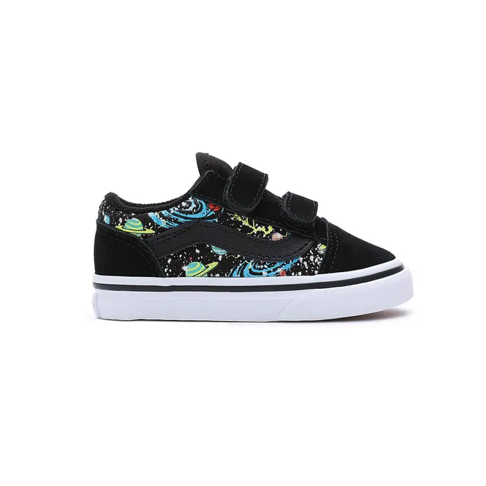 Vans Toddler Shoes 14 Years Kids Toddler Old Skool Hook And Loop Shoes 14 Years Black