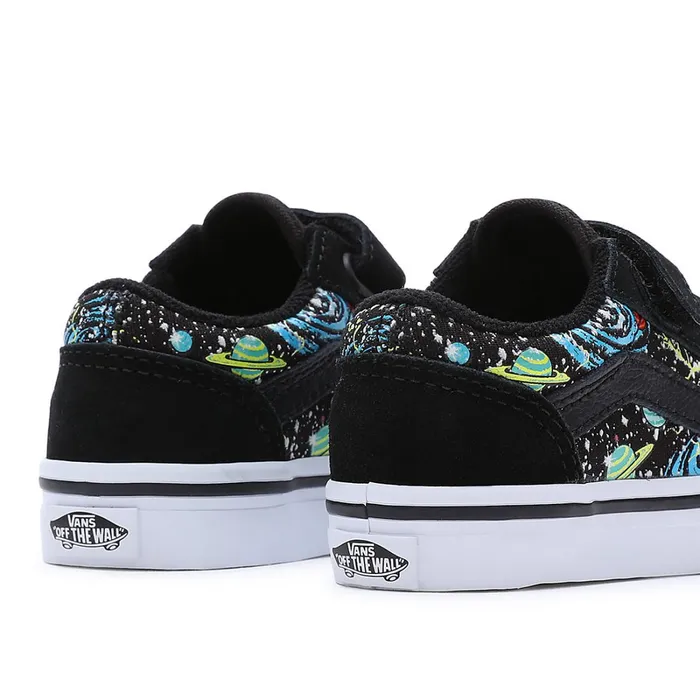 Vans Toddler Shoes 14 Years Kids Toddler Old Skool Hook And Loop Shoes 14 Years Black