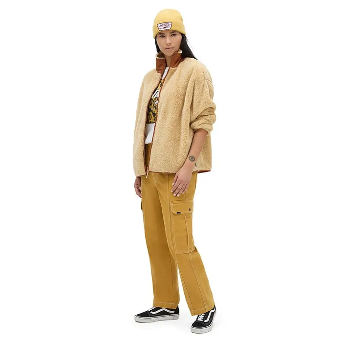 Vans Trousers and Chinos Women Sidewalk Trousers Brown