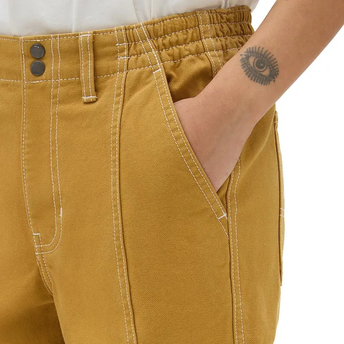 Vans Trousers and Chinos Women Sidewalk Trousers Brown