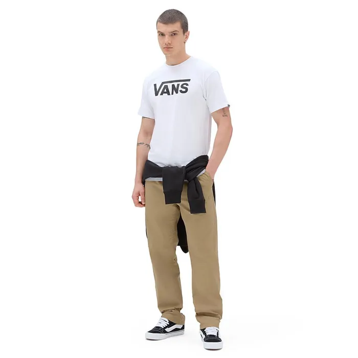 Vans Trousers and Jeans Men Range Relaxed Elastic Trousers Beige