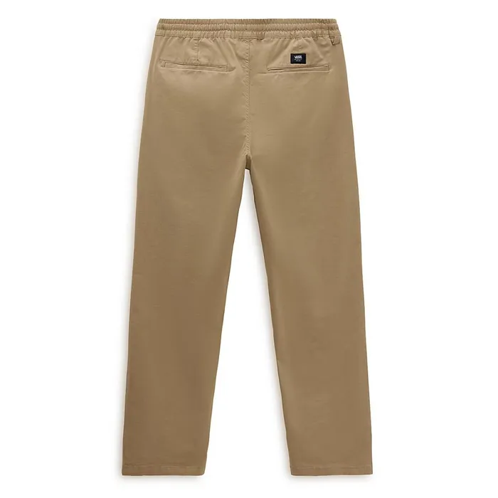 Vans Trousers and Jeans Men Range Relaxed Elastic Trousers Beige