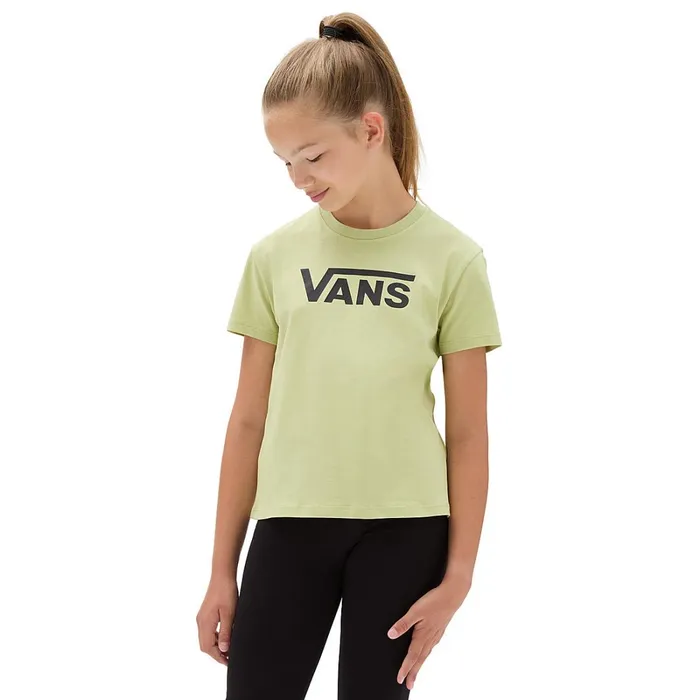 Vans View All Kids Girl Flying V Crew TShirt 814 Years Green