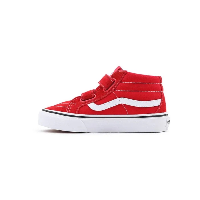 Vans View All Kids SK8Mid Reissue Hook And Loop Shoes 48 Years Red