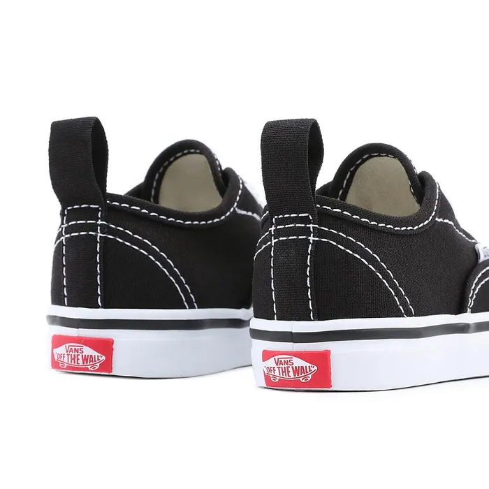 Vans View All Kids Toddler Authentic Elastic Lace Shoes 14 Years Black