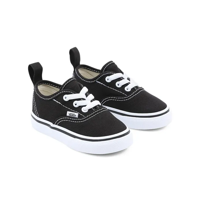 Vans View All Kids Toddler Authentic Elastic Lace Shoes 14 Years Black
