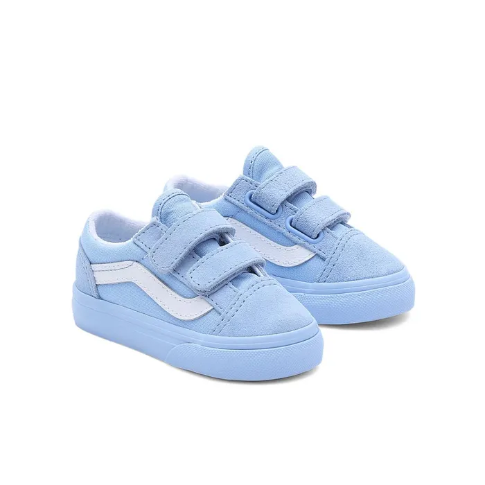 Vans View All Kids Toddler Old Skool Hook And Loop Shoes 14 Years Blue