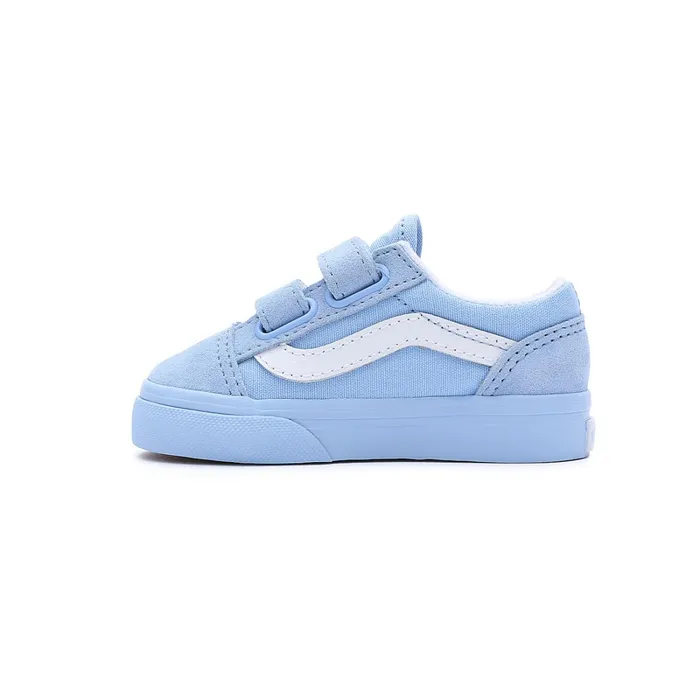 Vans View All Kids Toddler Old Skool Hook And Loop Shoes 14 Years Blue