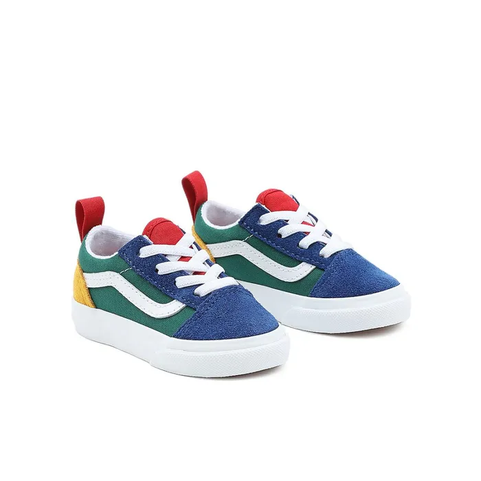 Vans View All Kids Toddler Yacht Club Old Skool Elastic Lace Shoes 14 Years Multicolour
