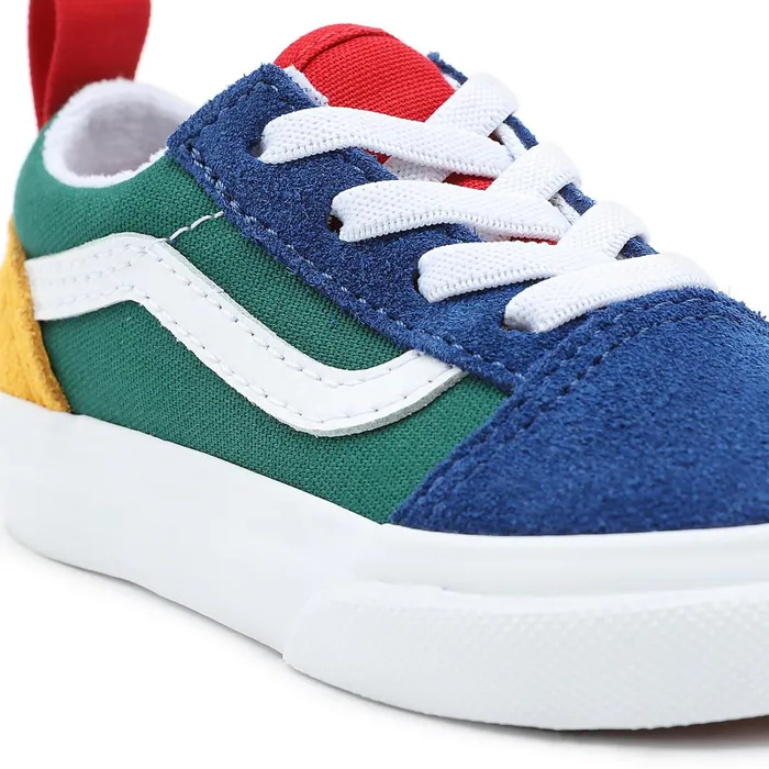 Vans View All Kids Toddler Yacht Club Old Skool Elastic Lace Shoes 14 Years Multicolour