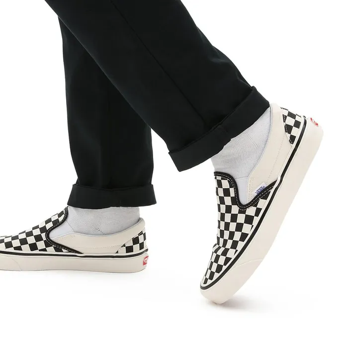 Vans View All Men Anaheim Factory Classic SlipOn 98 DX Shoes Black White