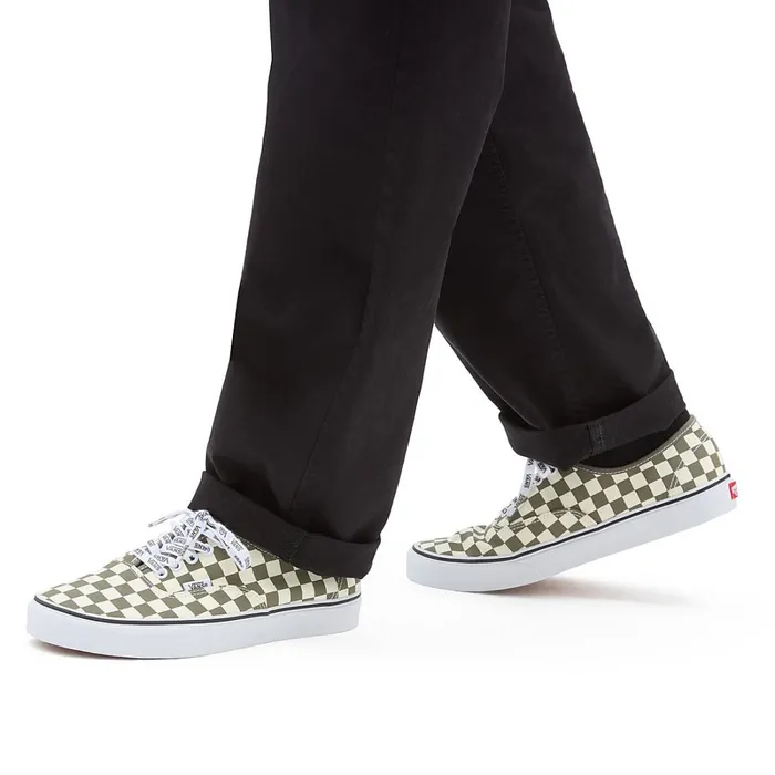 Vans View All Men Check Authentic Shoes Green