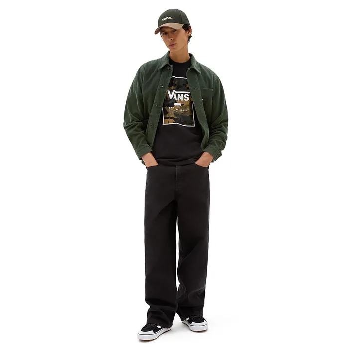 Vans View All Men Classic Print Box TShirt Black Green