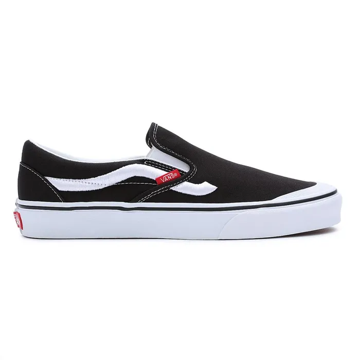 Vans View All Men Classic SlipOn 138 Sidestripe Shoes Black