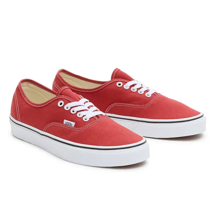 Vans View All Men Color Theory Authentic Shoes Red
