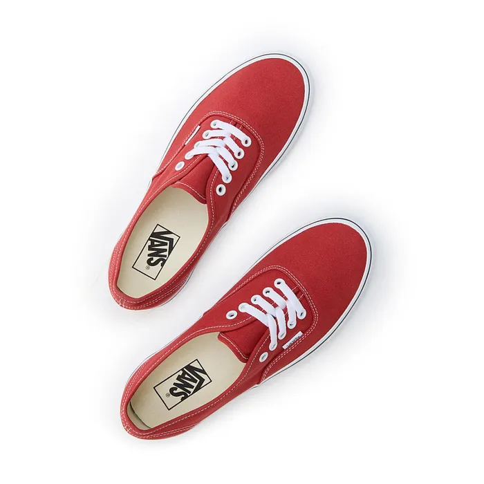 Vans View All Men Color Theory Authentic Shoes Red