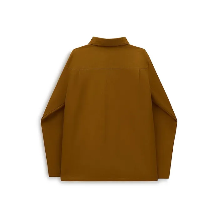 Vans View All Men Drill Chore Coat Lined Jacket Brown