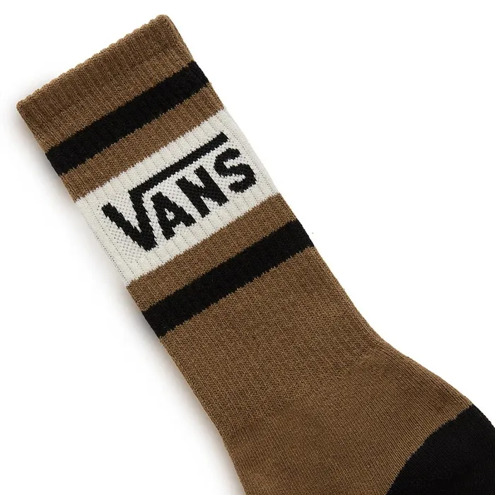 Vans View All Men Drop V Crew Socks 1 Pair Brown