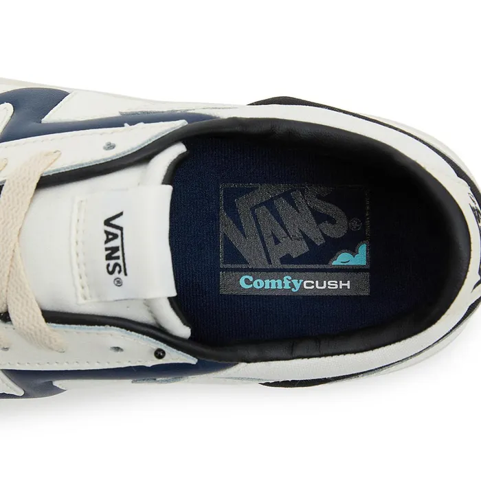 Vans View All Men Lowland ComfyCush JMP Vintage Leather Shoes White