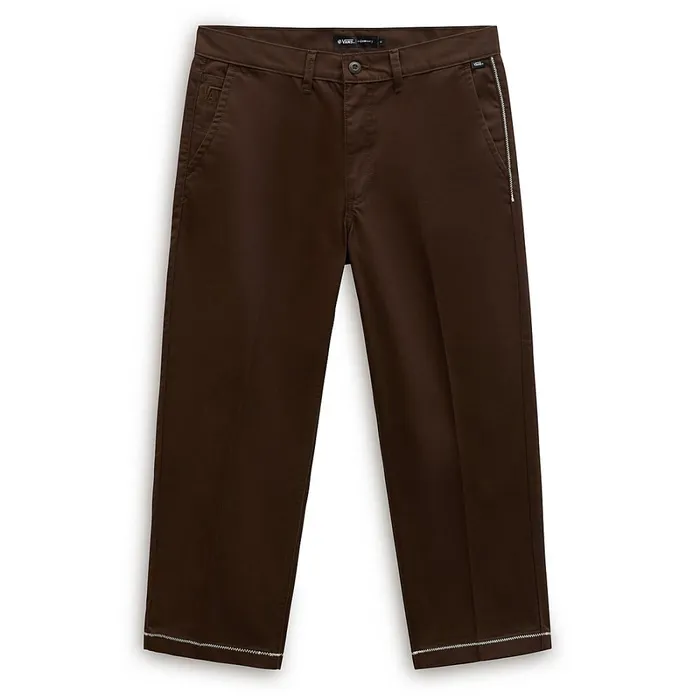 Vans View All Men Michael February Authentic Relaxed Cropped Chino Trousers Brown