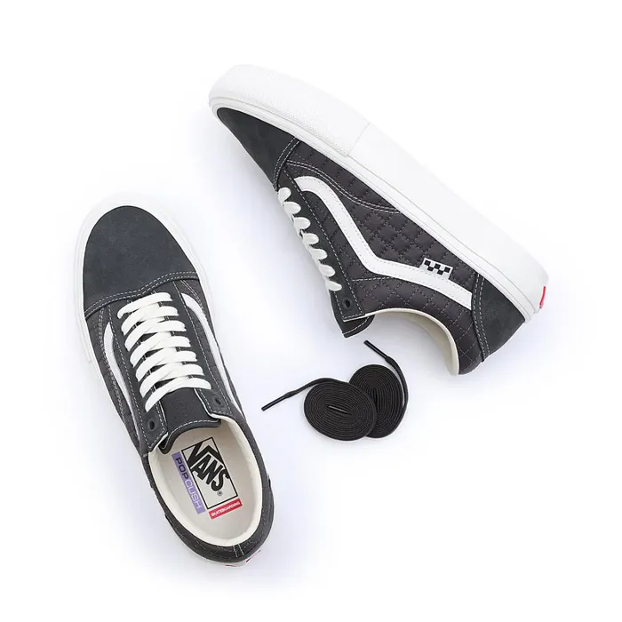 Vans View All Men Quilted Skate Old Skool Shoes Grey