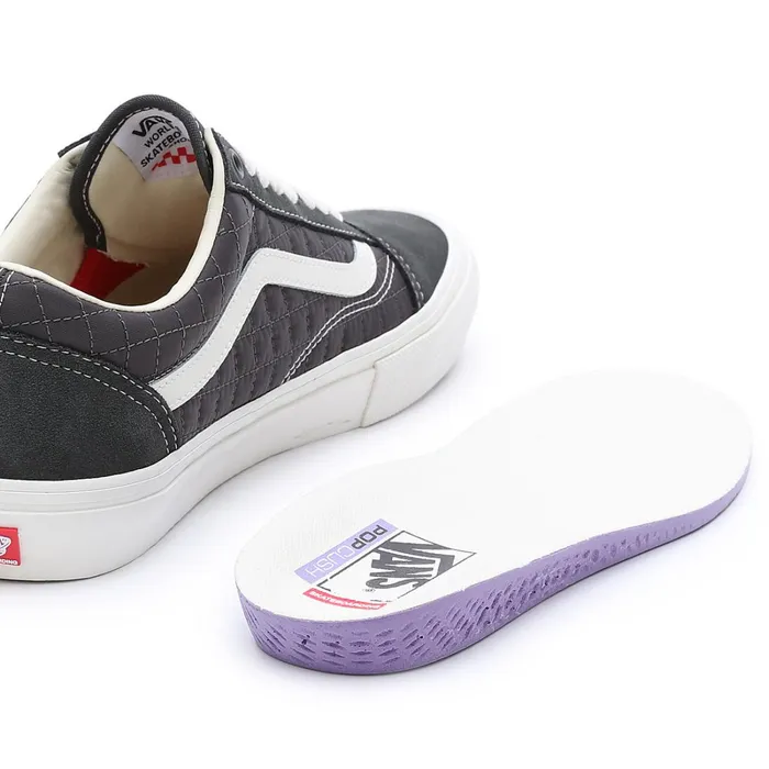 Vans View All Men Quilted Skate Old Skool Shoes Grey