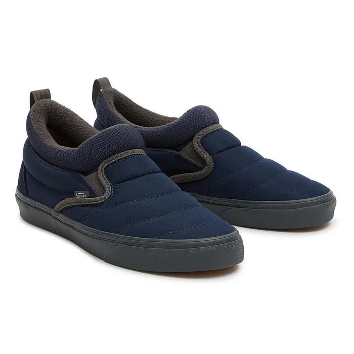 Vans View All Men SlipOn Mid Cozy Mesh Shoes Blue