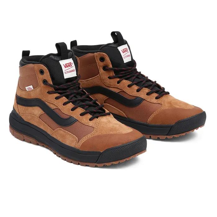 Vans View All Men UltraRange Exo Hi MTE1 Shoes Brown Orange