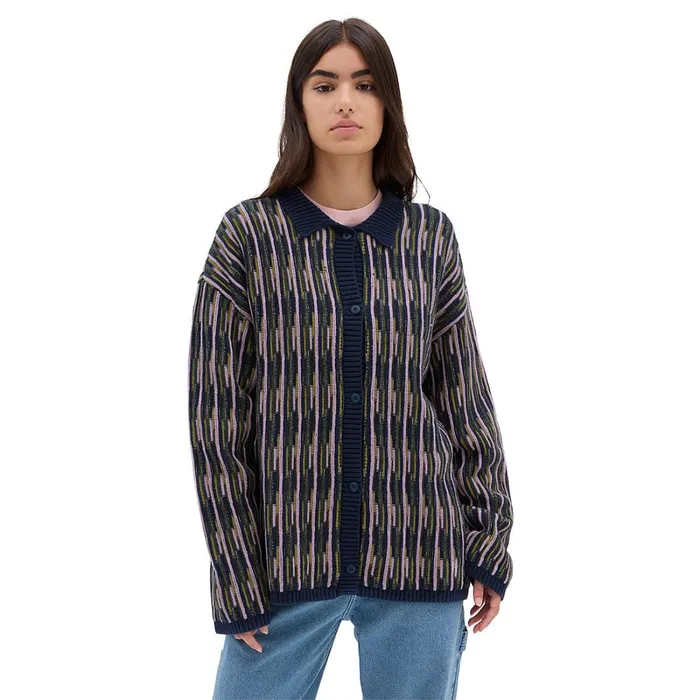 Vans View All Women Alta Chunky Knit Cardigan Blue