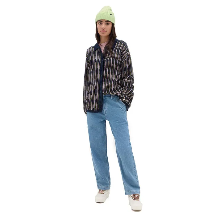 Vans View All Women Alta Chunky Knit Cardigan Blue