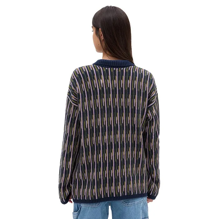 Vans View All Women Alta Chunky Knit Cardigan Blue