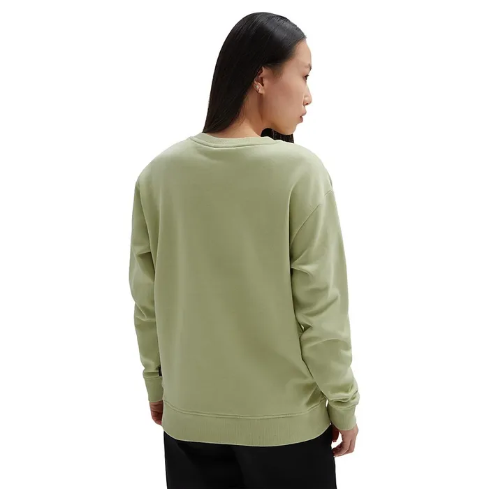 Vans View All Women Flying V Boyfriend Fit Crew Sweatshirt Green