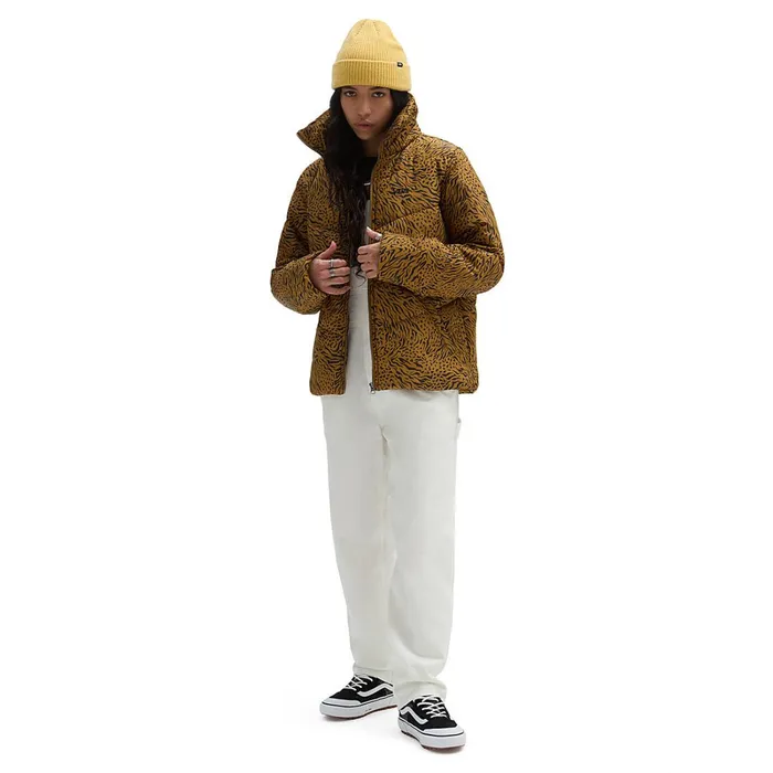 Vans View All Women Foundry Print Puff MTE Jacket Brown