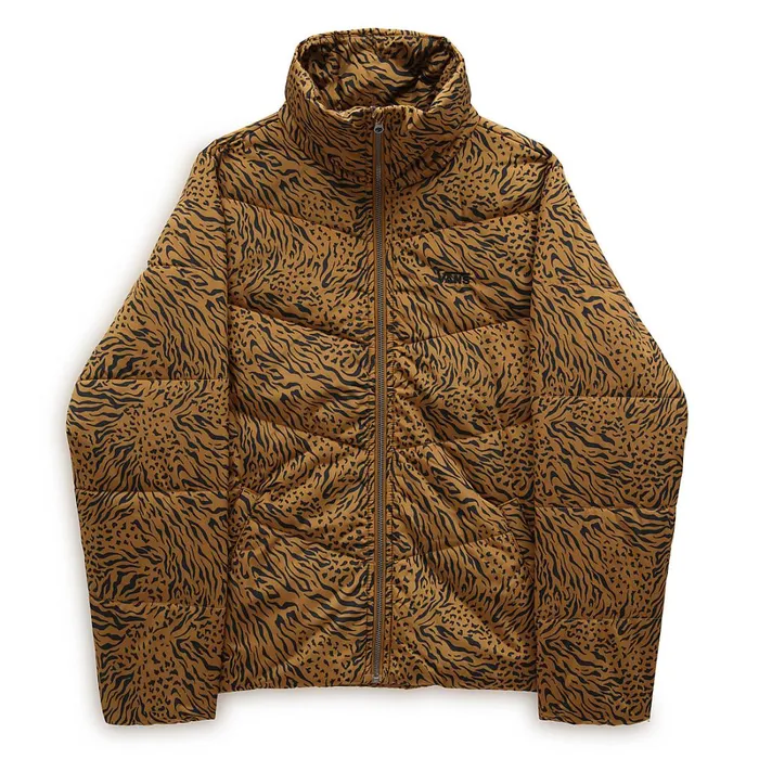 Vans View All Women Foundry Print Puff MTE Jacket Brown