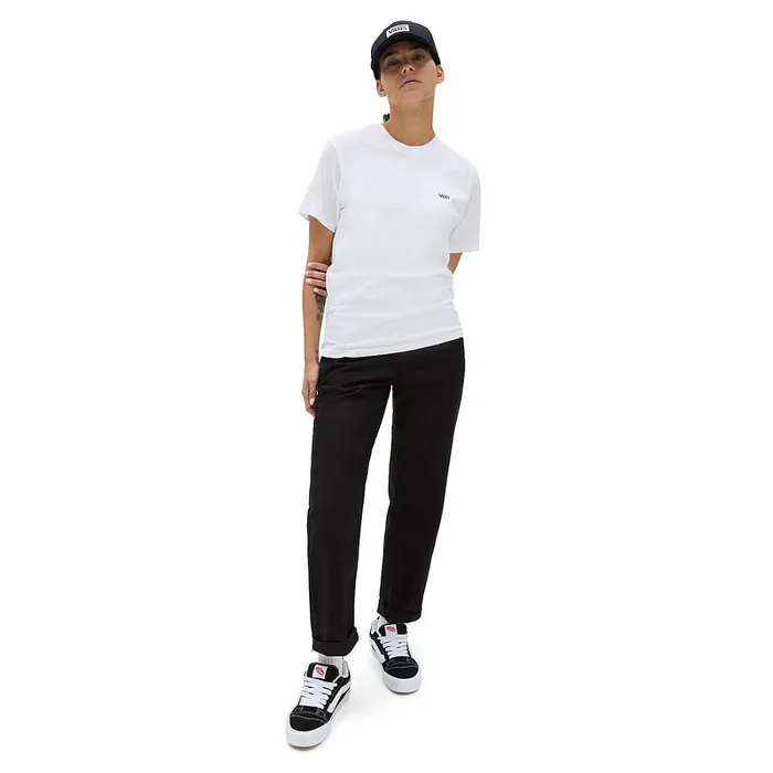 Vans View All Women Left Chest Logo TShirt White