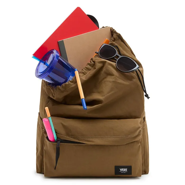 Vans View All Women Old Skool Cinch Backpack Brown
