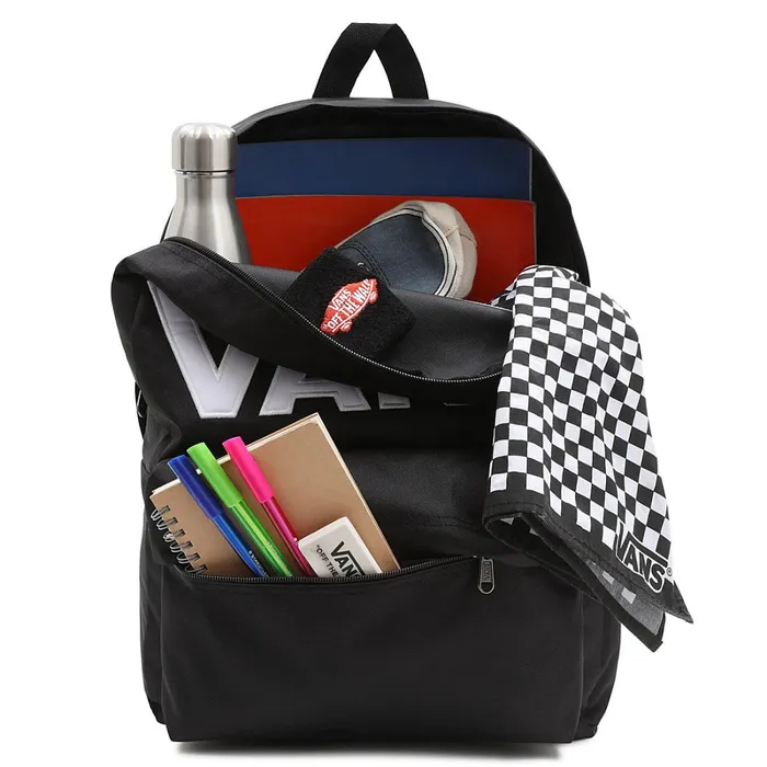Vans View All Women Old Skool Drop V Backpack Black White