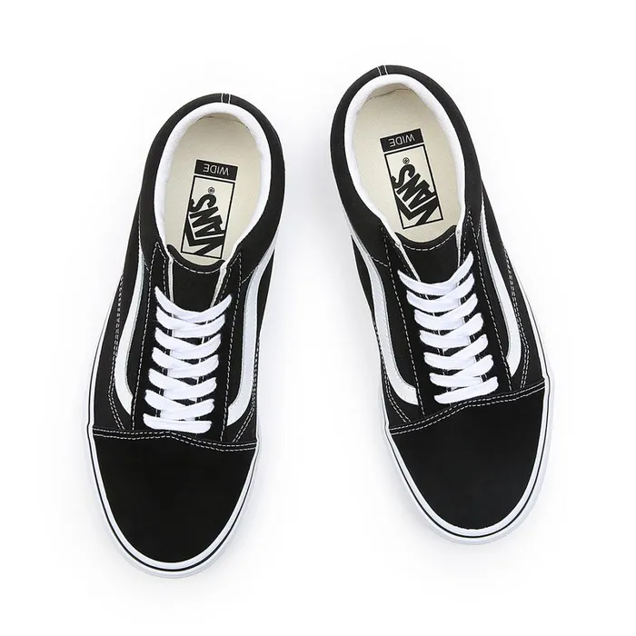 Vans Wide Fit Shoes Men Old Skool Wide Fit Shoes Black