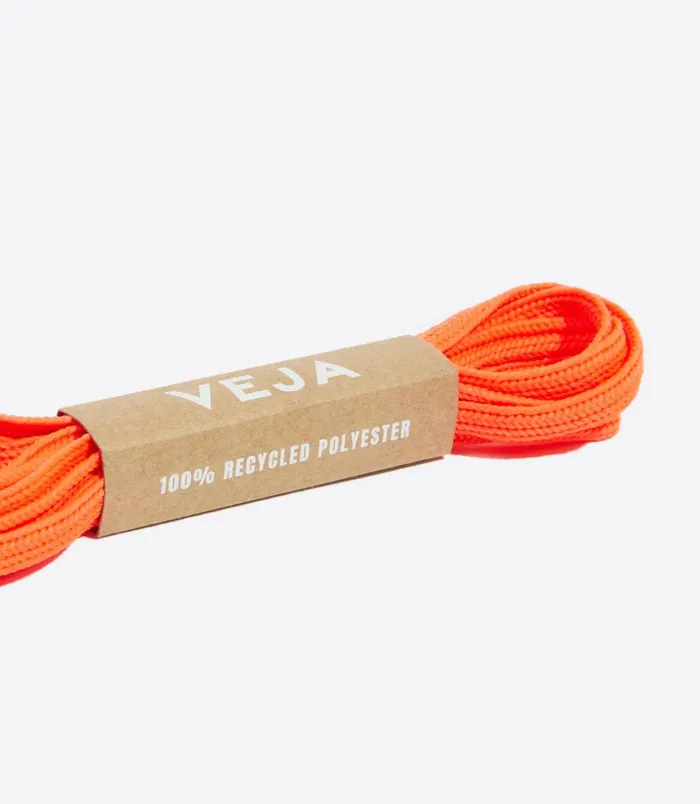 VEJA Accessories MenWomen LACES PET ORANGE FLUO