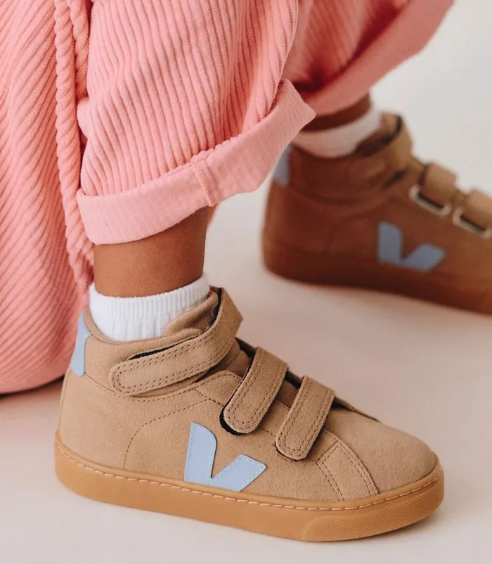 VEJA Esplar Mid Kids ESPLAR MID SUEDE DUNE STEEL