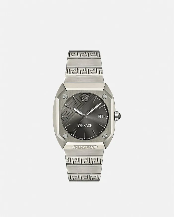 Versace Antares Watch Silver Men Watches