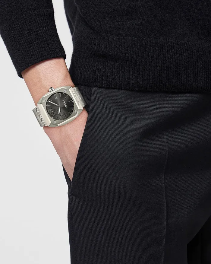 Versace Antares Watch Silver Men Watches