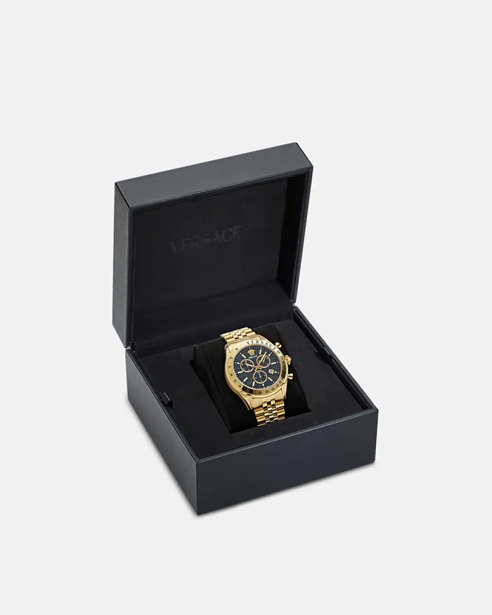 Versace Chrono Master Watch Blackgold Men Watches